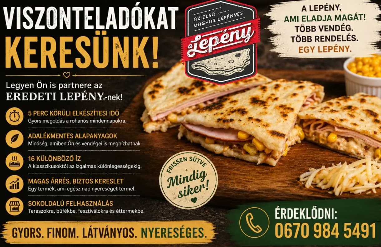 🫓 Az Eredeti Lepény – A termék, ami eladja magát